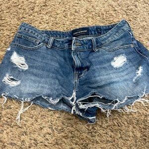 Lucky Brand Destroyed Denim Shorts